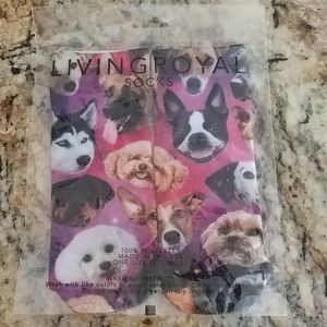 Ladies cute dog anklelet socks